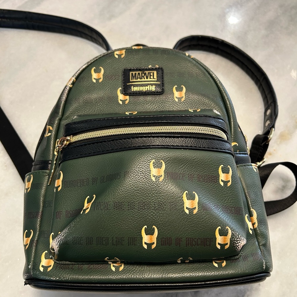 Marvel Loki Loungefly Mini Backpack - Picture 2 of 13